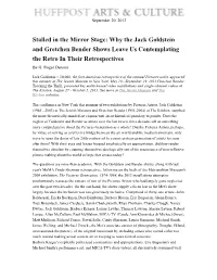 Why the Jack Goldstein and Gretchen Bender Shows Leave Us Contemplating the Retro in Their Retrospectives by G