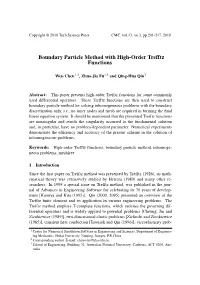 Boundary Particle Method with High-Order Trefftz Functions