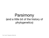 Parsimony.Pdf