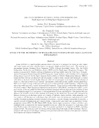 Small Spacecraft for Deep-Space Exploration (8)