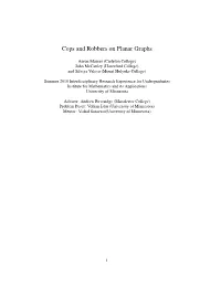 Cops and Robbers on Planar Graphs
