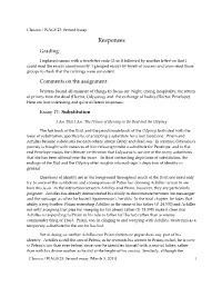 Essay 2 Sample Responses