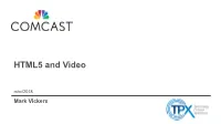HTML5 and Video