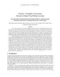 Piranha: a Scalable Architecture Based on Single-Chip Multiprocessing