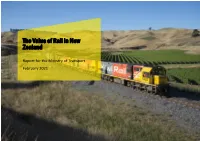The Value of Rail in New Zealand