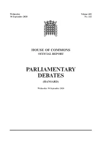 Whole Day Download the Hansard Record of the Entire Day in PDF Format. PDF File, 0.85