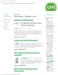 Benchmarks - February, 2013 | Benchmarks Online