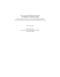 Using a Geographical Information System Within the BASIS Research Program in Ethiopia