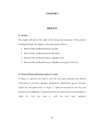 Chapter 5 Results