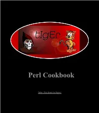 Perl Cookbook