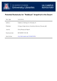 Potential Rootstocks for 