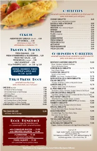 Printer Friendly Menu