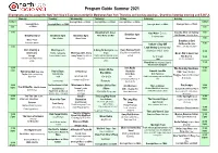 Program Guide Summer 2021