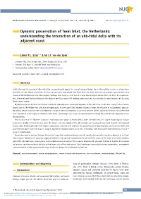 Understanding the Interaction of an Ebb-Tidal Delta with Its Adjacent Coast