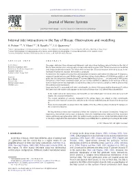 Internal Tide Interactions in the Bay of Biscay: Observations and Modelling
