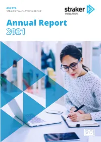 Annual Report for Year Ended 31 March 2021