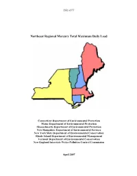 DRAFT Northeast Regional Mercury Total Maximum Daily Load