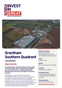 Grantham Southern Quadrant