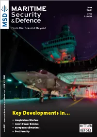 MARITIME Security &Defence M