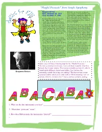 “Playful Pizzicato” from Simple Symphony
