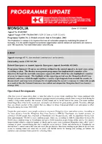 Programme Update No.2 2