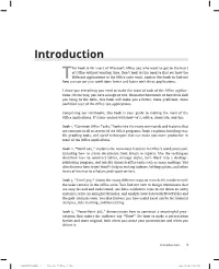This Book Is for Users of Microsoft Office 365 Who Want to Get to the Heart