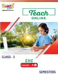 CLASS - 3 EVS Lesson - 4