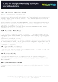 Full List with Completed Descriptions a to Z