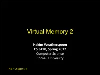 Virtual Memory 2