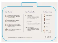 Included Items Get Started How Aura Works
