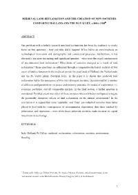 Medieval Land Reclamation and the Creation of New Societies