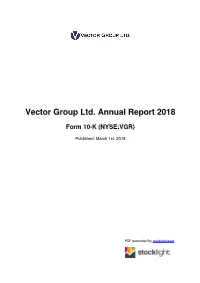 Vector Group Ltd