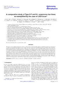 A Comparative Study of Type II-P and II-L Supernova Rise Times As Exemplified by the Case of Lsq13cuw⋆
