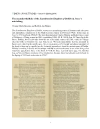 The Meanderthalltale of the Scandinavian Kingdom of Dublin in Joyce’S Notetaking