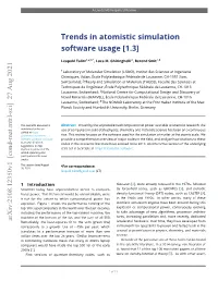 Trends in Atomistic Simulation Software Usage [1.3]