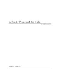 A Reader Framework for Guile for Guile-Reader 0.6.2