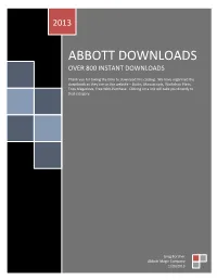 Abbott Downloads Over 800 Instant Downloads