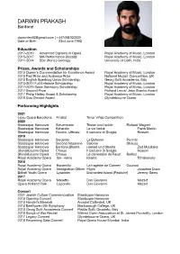 Darwin Prakash CV July 2021
