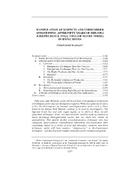 Manipulation of Suspects and Unrecorded Questioning: After Fifty Years of Miranda Jurisprudence, Still Two (Or Maybe Three) Burning Issues