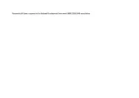 NDF) 2020-2040 Consultation
