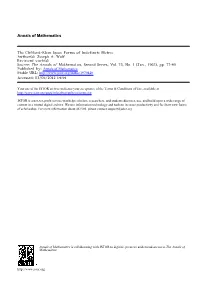 The Clifford-Klein Space Forms of Indefinite Metric Author(S): Joseph A