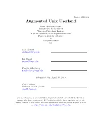 Augmented Unix Userland