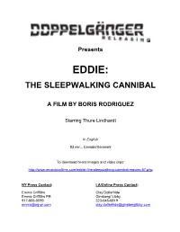 Eddie: the Sleepwalking Cannibal