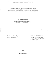 Normalisation En Matière De Documentation