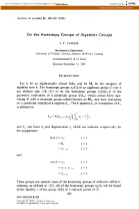 On the Homotopy Groups of Algebraic Groups