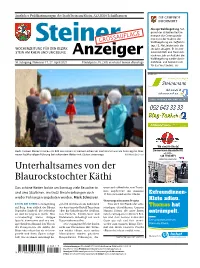 Unterhaltsames Von Der Blaurockstochter Käthi