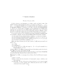 7. Varieties of Lattices