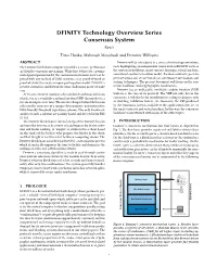 DFINITY Technology Overview Series Consensus System