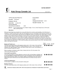 Rating Report