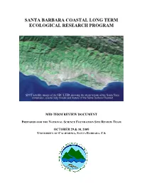 SBC LTER Midterm Review Report 2009